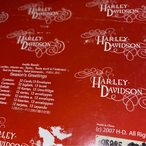 Harley davidson christmas cards uk